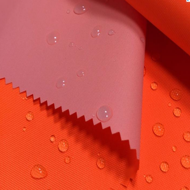 600D Recycled Polyester Fluorescent Coated Fluorine-Free Oxford Fabric for Work Jacket 215gsm — product image 4