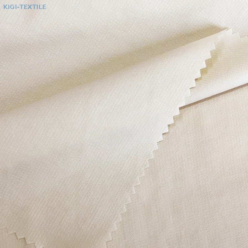 Recycled Nylon Bubble Grid Stripe Lightweight Fabric with Fluorine-Free Waterproof Finish — product image 2
