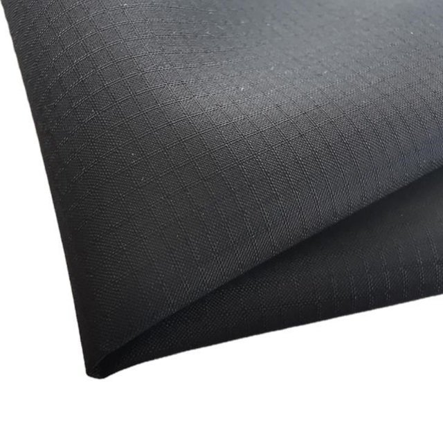 Recycled 20D 400T 0.15 Double-Line Ripstop Polyester Taffeta Fabric for Garment — product image 3