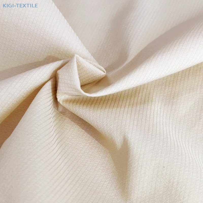 Recycled Nylon Bubble Grid Stripe Lightweight Fabric with Fluorine-Free Waterproof Finish — product image 4