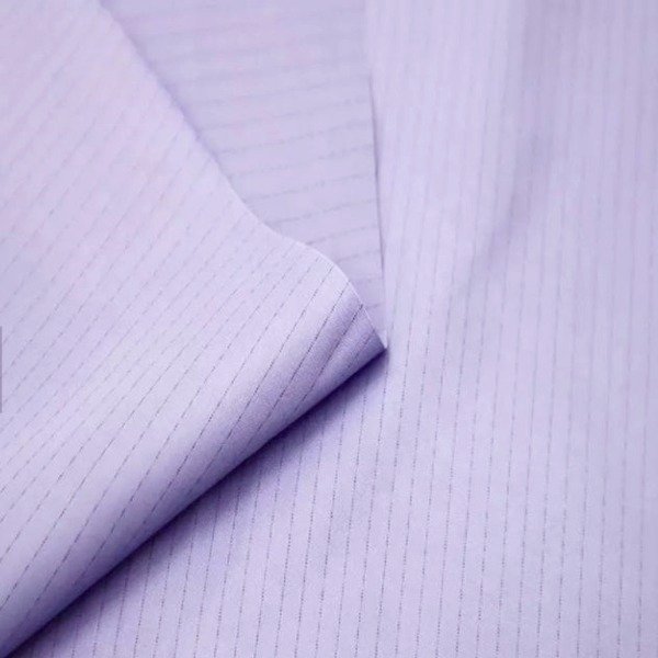 Recycled 300T Stripe Pongee Polyester Fabric with Fluorine-Free Waterproof Finish — product image 3