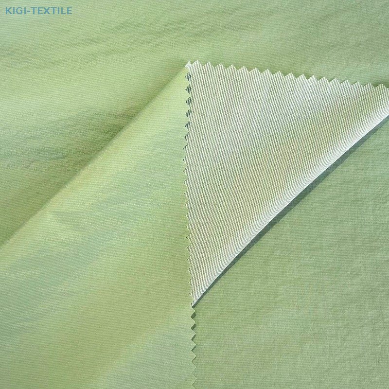 Recycled Nylon Crinkled Fabric with UPF50+ Quick Dry Lightweight Breathable Finish — product image 5