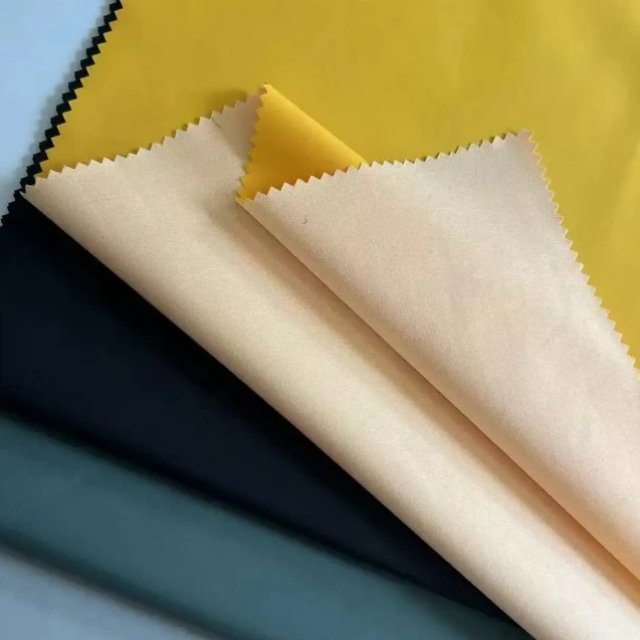 30D 400T Polyester Pongee Fabric with Fluorine-Free Waterproof Coating for Garments — product image 3