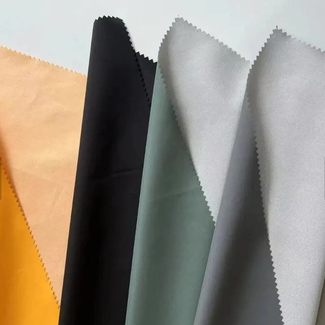 30D 400T Polyester Pongee Fabric with Fluorine-Free Waterproof Coating for Garments — product image 2