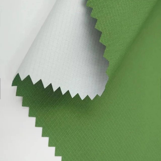 50D 240T Recycled Polyester Diamond Lattice Pongee Waterproof Anti-Static Fabric for School Uniform Jacket Vest 75gsm — product image 4