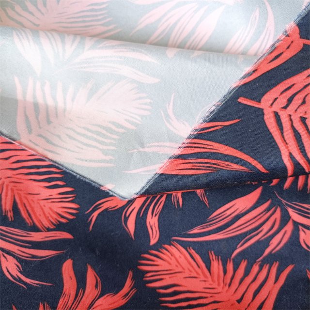Recycled Polyester Printed Peach Skin Microfiber Moisture-Wicking Quick-Dry Waterproof Fabric for Beach Shorts 200gsm — product image 4