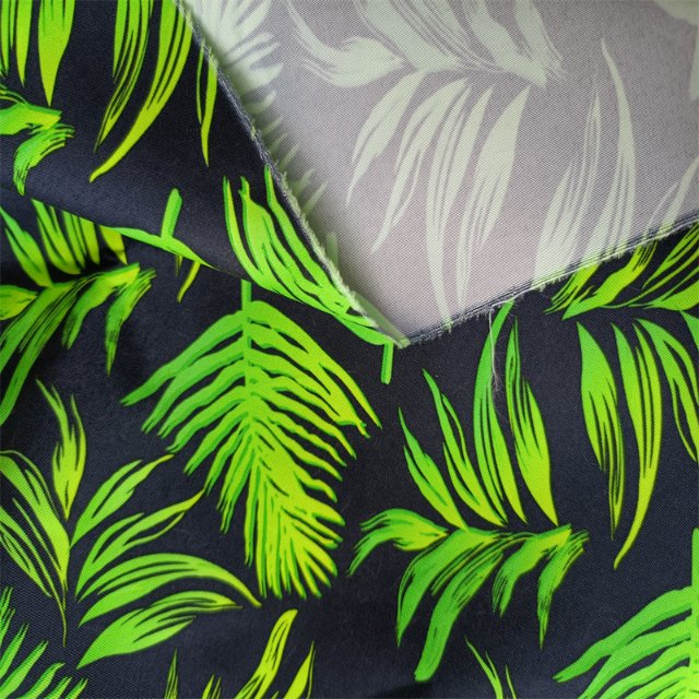 Recycled Polyester Printed Peach Skin Microfiber Moisture-Wicking Quick-Dry Waterproof Fabric for Beach Shorts 200gsm — product image 5