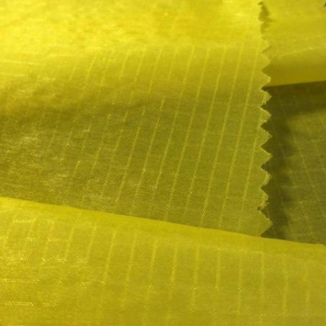 30D N66 Recycled Nylon 4mm Grid Ripstop Taffeta with Double-Side Silicone Oil Coating 43gsm — product image 2