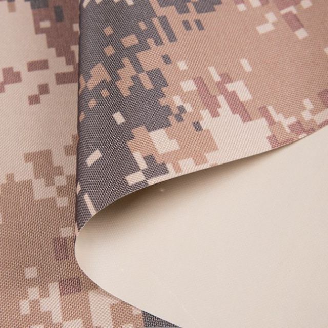 600D Recycled Polyester Oxford Camouflage Printed Coated Fabric 215gsm — product image 2