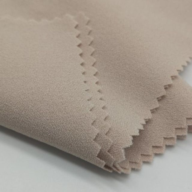 Recycled Polyester Spandex 4-Way Stretch Crepe Fluorine-Free Waterproof Fabric 120gsm — product image 2